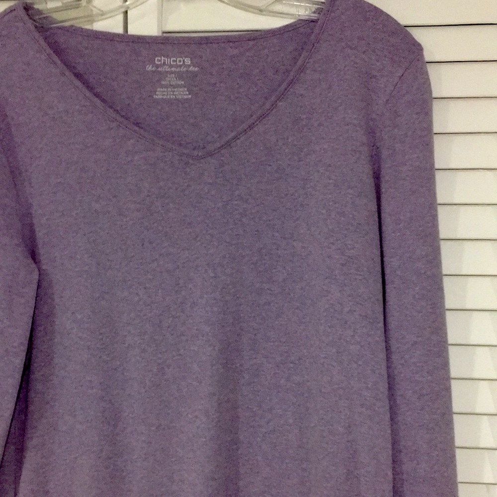 Chico’s “the ultimate tee” 3/4 sleeve